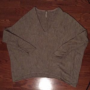 Free People v neck sweater